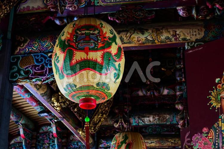 台湾・台北 大龍峒保安宮 台湾,台北,大龍峒の写真素材