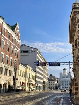 ヘルシンキの街並み ヘルシンキの街並み ヘルシンキの街並み,ヘルシンキ,フィンランドの写真素材