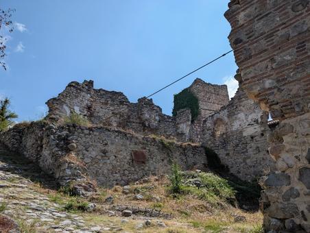 ビザンチンハウス遺跡 ビザンチンハウス遺跡,青空,メルニックの写真素材