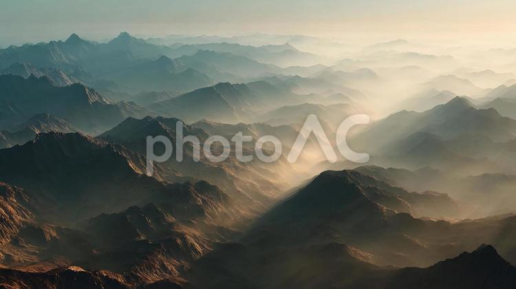 旅への思いをかきたてる雄大な山のパノラマ 山,山脈,砂漠の写真素材