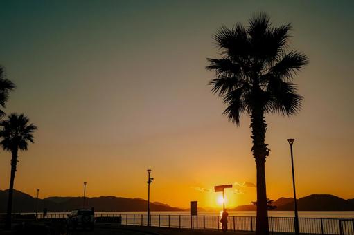 夕暮れ 夕暮れ 夕焼け,夕暮れ,サンセットの写真素材
