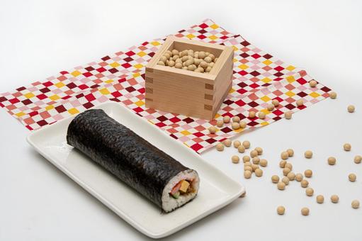 節分と豆まきのイメージ2 節分,豆まき,冬の写真素材