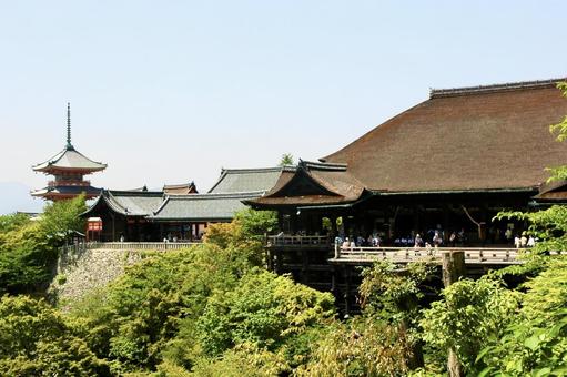 清水寺と周辺 清水寺と周辺 清水寺,清水の舞台,清水の写真素材