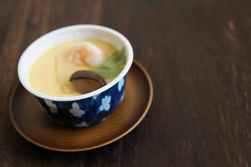 日本の茶碗蒸し料理 日本の茶碗蒸し料理 茶碗蒸し,和食,料理の写真素材