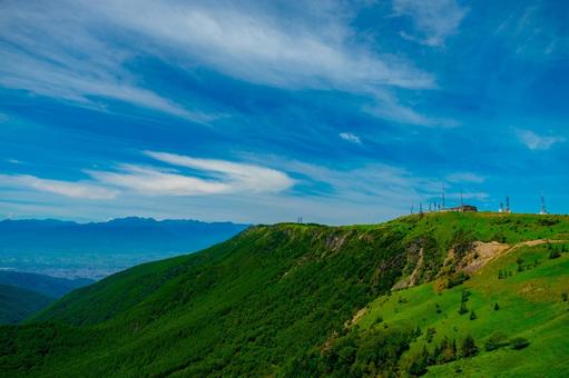 天空の景色 天空の景色 美ヶ原,ビーナスライン,長野県の写真素材