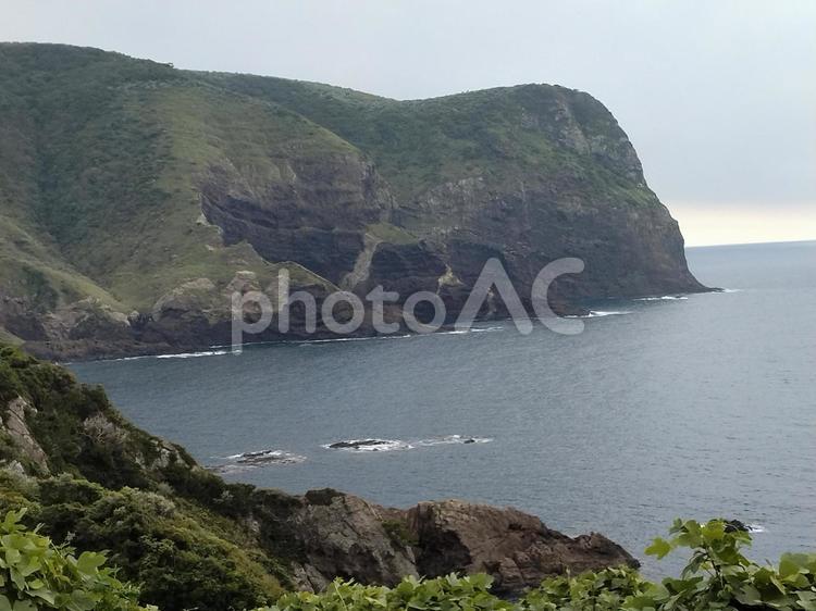 国賀海岸展望台からの景色 国賀海岸展望台,西ノ島,島根の写真素材