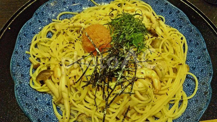明太子とキノコの和風パスタ 明太子とキノコの和風パスタ,パスタ,スパゲッティの写真素材