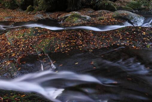 菊池渓谷 菊池川,菊池渓谷,熊本県の写真素材