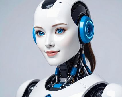 女性の顔のロボット 女性の顔のロボットの写真