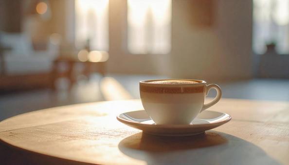 コーヒーのある風景の写真