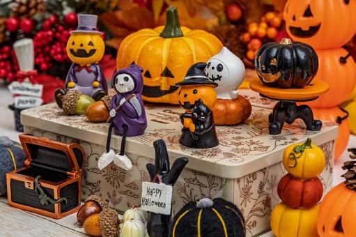 ハロウィーン|骸骨お化けと仲間たち ハロウィーン|骸骨お化けと仲間たち ハロウィン,ゴースト,骸骨の写真素材