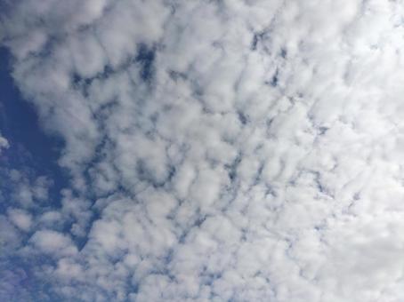 ひつじ雲の写真