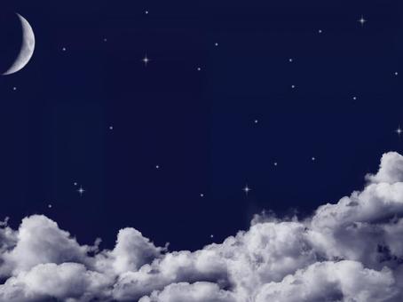 夜の雲の上の空のイメージ 夜の雲の上の空のイメージ 夜,空,雲の写真素材