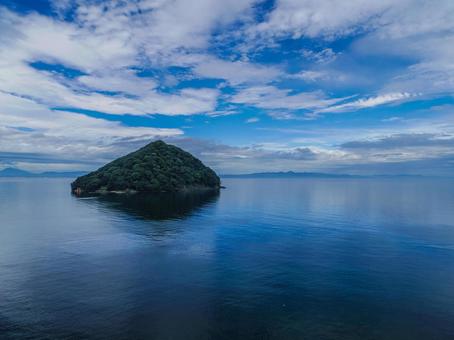 【青森県】浅虫温泉・湯ノ島 【青森県】浅虫温泉・湯ノ島 湯ノ島,陸奥湾,浅虫温泉の写真素材