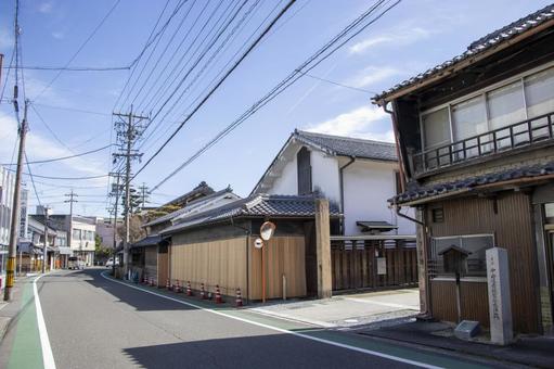 中山道赤坂宿 街並みの写真