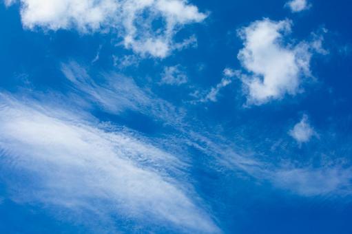 夏の青空・長野県の写真