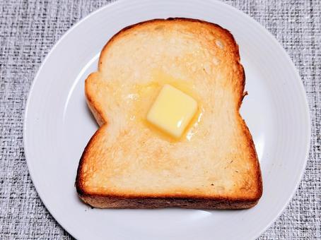 バタートースト バタートースト トースト,食パン,パンの写真素材
