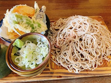 野菜つけ天そば 野菜つけ天そば つけ天,そば,野菜天の写真素材