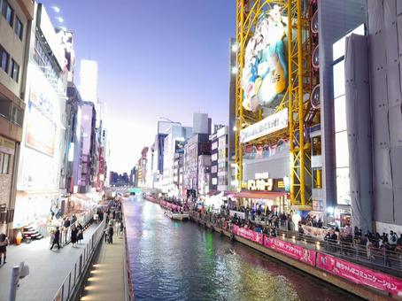 大阪観光 風景,街並み,大阪の写真素材