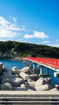 雄島橋 福井県,坂井市,雄島の写真素材
