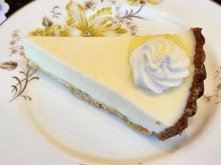 レモンチーズケーキ2 チーズケーキ,レアチーズケーキ,レモンの写真素材