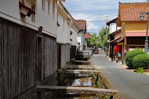 倉吉 白壁土蔵群4 倉吉 白壁土蔵群4 白壁土蔵群,倉吉市,鳥取県の写真素材
