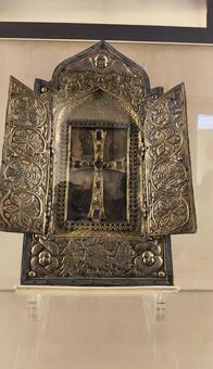 ノアの箱舟の木片(エチミアジン博物館) アルメニア,ノアの箱舟,エチミアジン博物館の写真素材