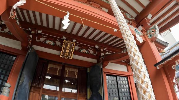 東京都葛飾区堀切 上千葉香取神社 東京都,葛飾区,堀切の写真素材