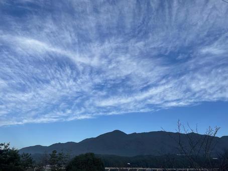 空と山 空と山の写真