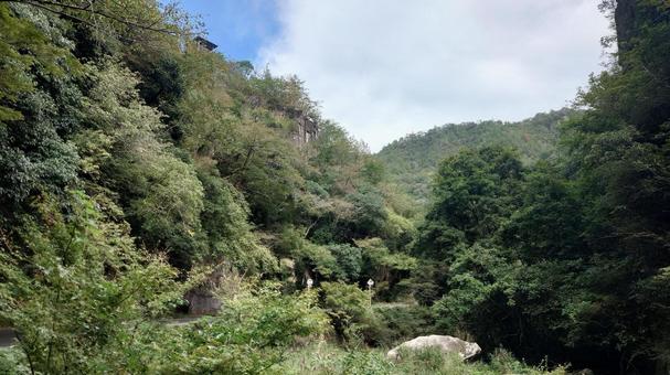 岡山県-豪渓-展望台の写真
