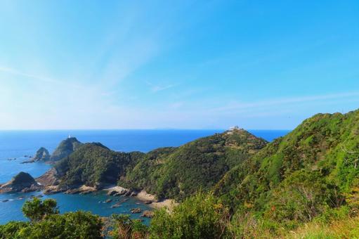 【鹿児島県】本土最南端 佐多岬 【鹿児島県】本土最南端 佐多岬 本土最南端,佐多岬,南大隅町の写真素材