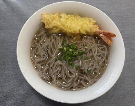 海老天蕎麦 天ぷらそば,天ぷら蕎麦,天ぷらの写真素材