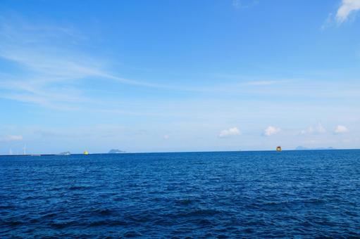 青い空 青い海 青い空 青い海の写真