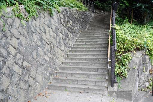 階段7 コンクリ,手すり,stairsの写真素材