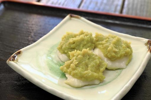 ずんだ餅 料理,食べ物,和食の写真素材