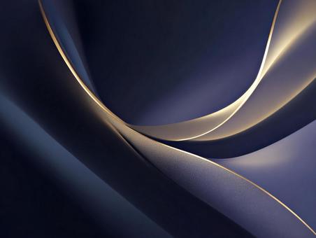 紺とゴールドのエレガントな曲線2の写真