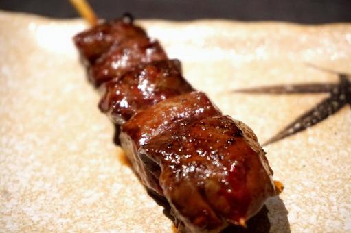 焼き鳥レバー 焼き鳥,焼鳥,やきとりの写真素材