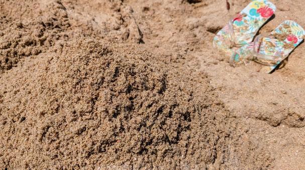 砂浜 砂浜 海,砂浜,夏の写真素材