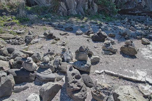 Photo, rocky field, stone, coastal, 