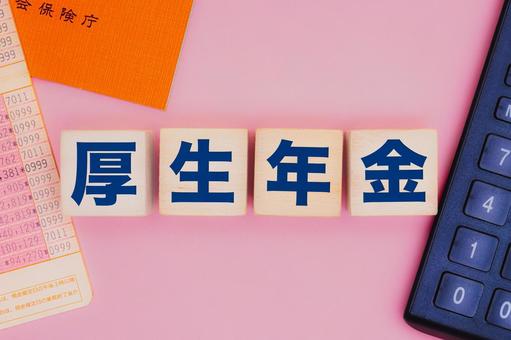 厚生年金の文字ブロック 厚生年金の文字ブロック 厚生年金,社会保険,年金の写真素材