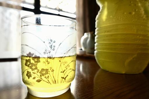 お茶時間 お茶時間 お茶,緑茶,冷たいお茶の写真素材