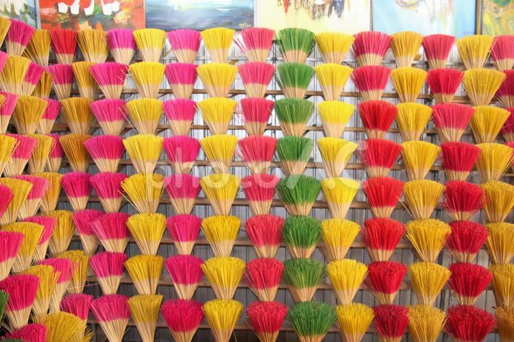 ベトナムフエの線香村 ベトナム,フエ,huếの写真素材