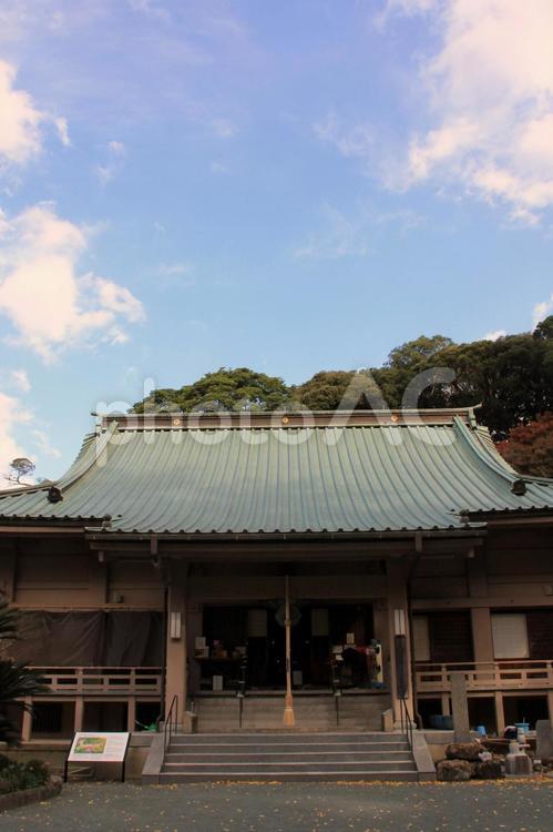福岡県宗像市の鎮国寺 鎮国寺,宗像市,福岡県の写真素材