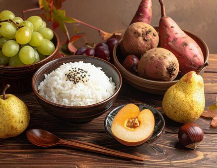 秋の味覚の写真