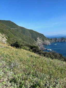 高茂岬からの眺め 高茂岬からの眺め 海,岬,高茂岬の写真素材
