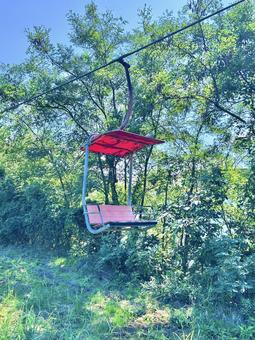 リフト リフト,乗り物,屋外の写真素材