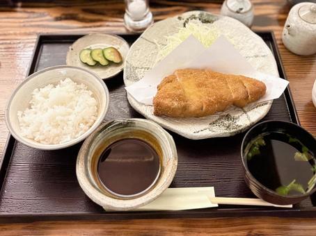 トンカツ定食 トンカツ定食 とんかつ,豚カツ,ロースカツの写真素材
