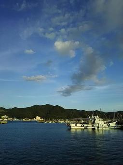 島と海と空 島と海と空 海,自然,空の写真素材