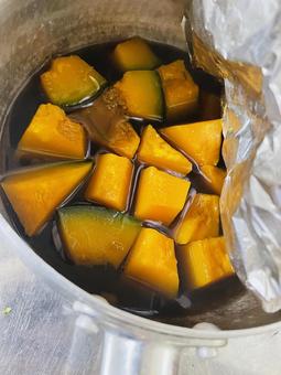 カボチャの煮込み カボチャの煮込みの写真
