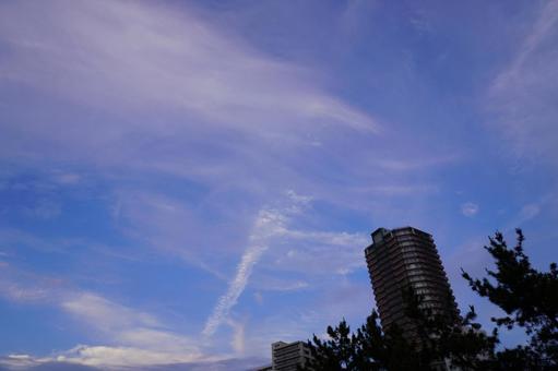 Evening sky, JPG
